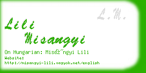 lili misangyi business card